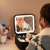 GLOWTOTE – Neceser cosmético con espejo LED para organizar tus productos de belleza