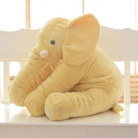 SOFTUSK - Plush elephant cushion designed for cozy comfort and decorative relaxation