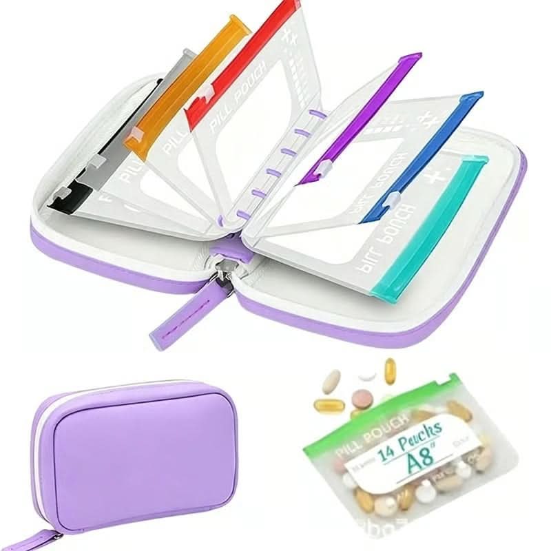 DOSEPACK – Set de pochettes organisatrices pour médicaments, idéal pour voyager et faire ses bagages facilement