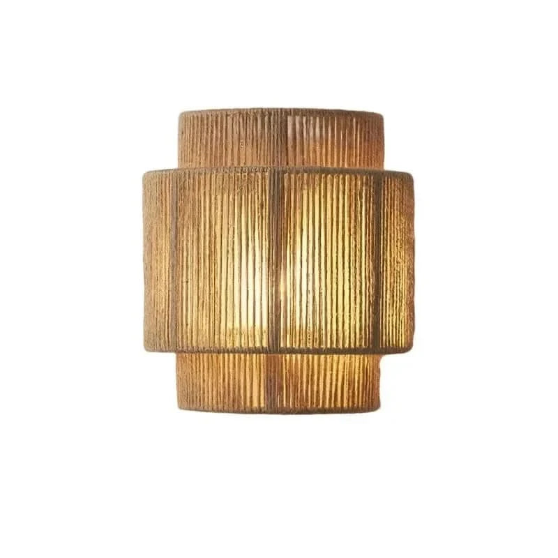RATTIVA – Woven Wall Lamp with Soft Ambient Lighting