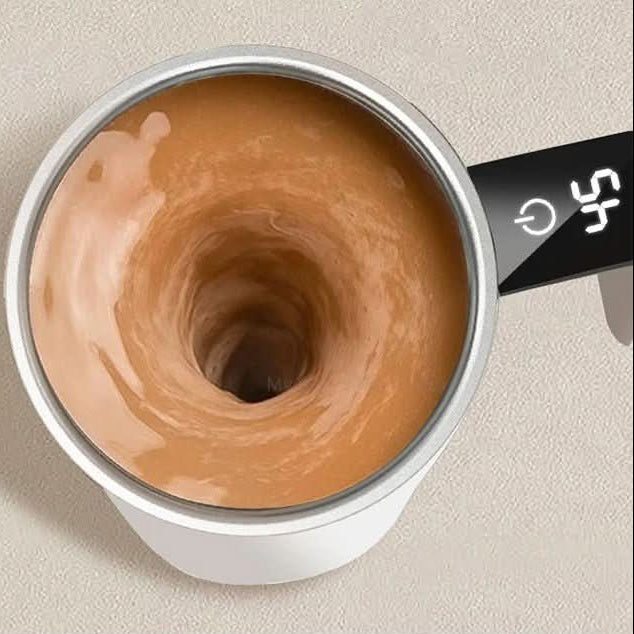 MUGWHIRL – Self-Stirring Coffee Mug for Convenient Drink Mixing