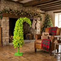 Rustic Christmas living room