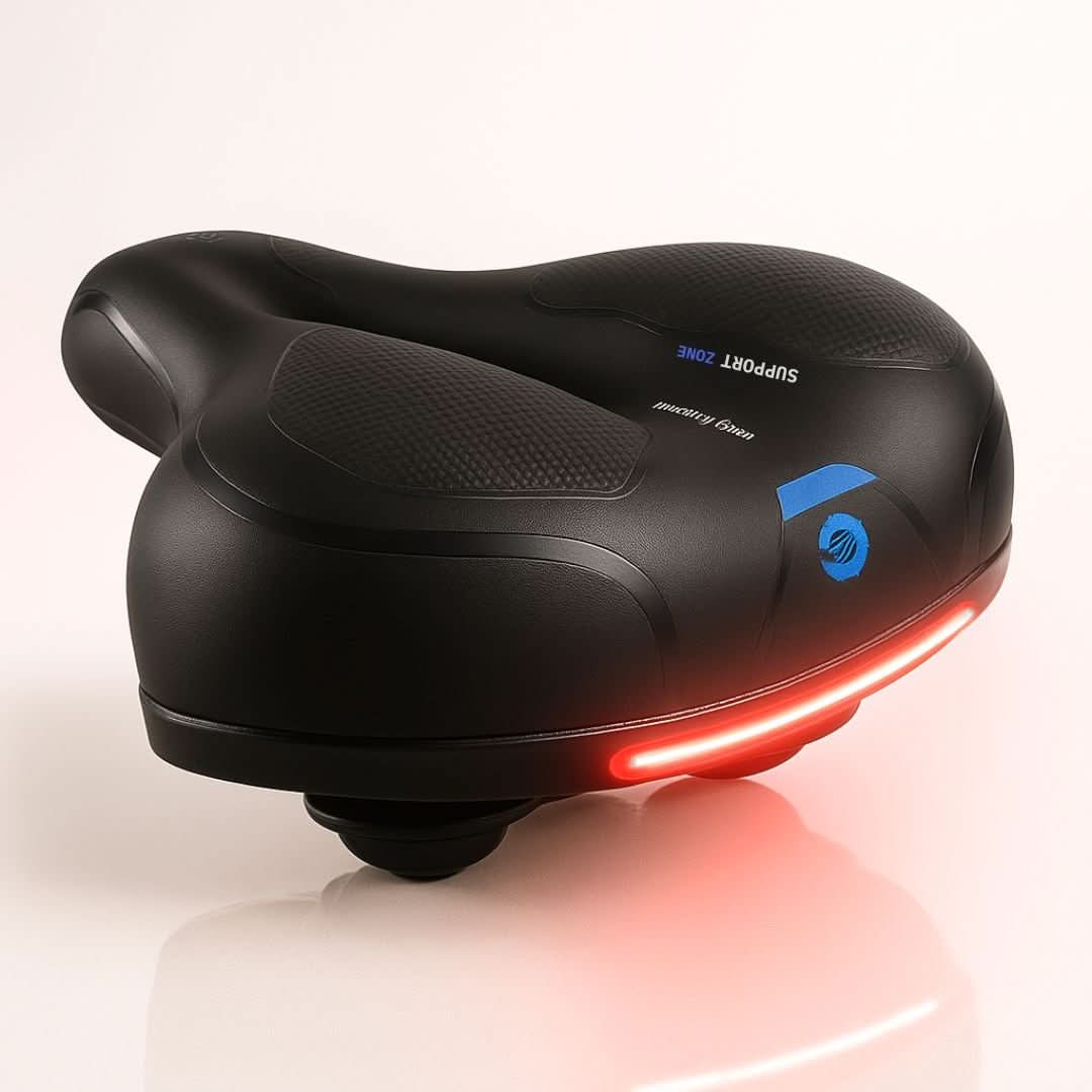 CYCLORELAX – Sella da bicicletta ergonomica con sospensioni per comfort da touring