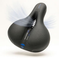 CYCLORELAX – Sella da bicicletta ergonomica con sospensioni per comfort da touring