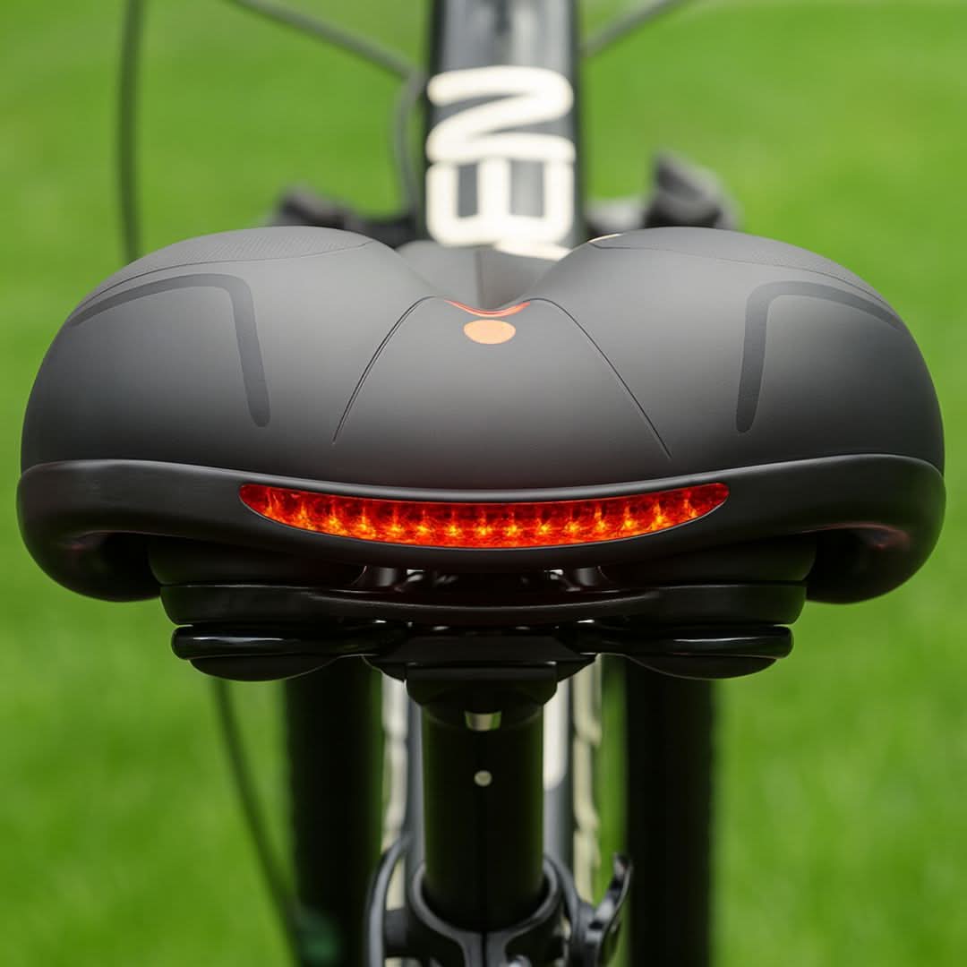 CYCLORELAX – Sella da bicicletta ergonomica con sospensioni per comfort da touring
