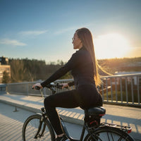 CYCLORELAX – Sella da bicicletta ergonomica con sospensioni per comfort da touring