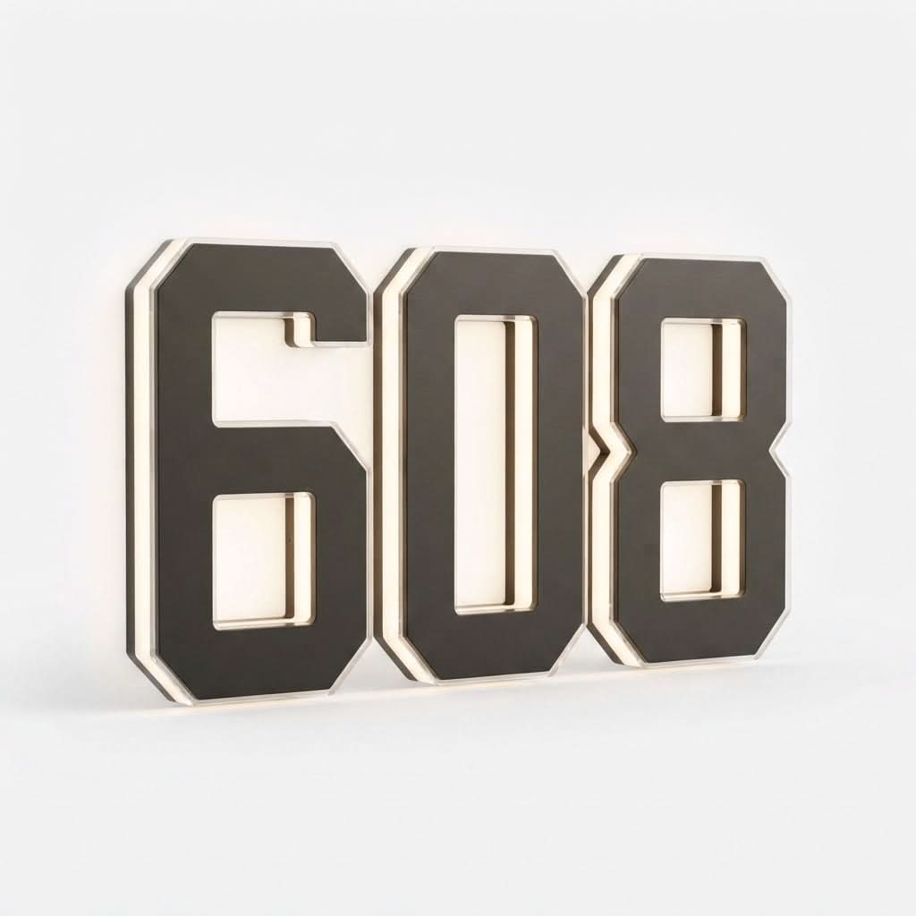 HOMELUME – Solar Address Sign Lighting with Effortless Dusk Illumination
