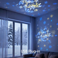 LUMIVORTEX – Rotating LED Projector Light for Immersive Room Ambiance