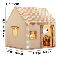 Square product image with English dimension labels