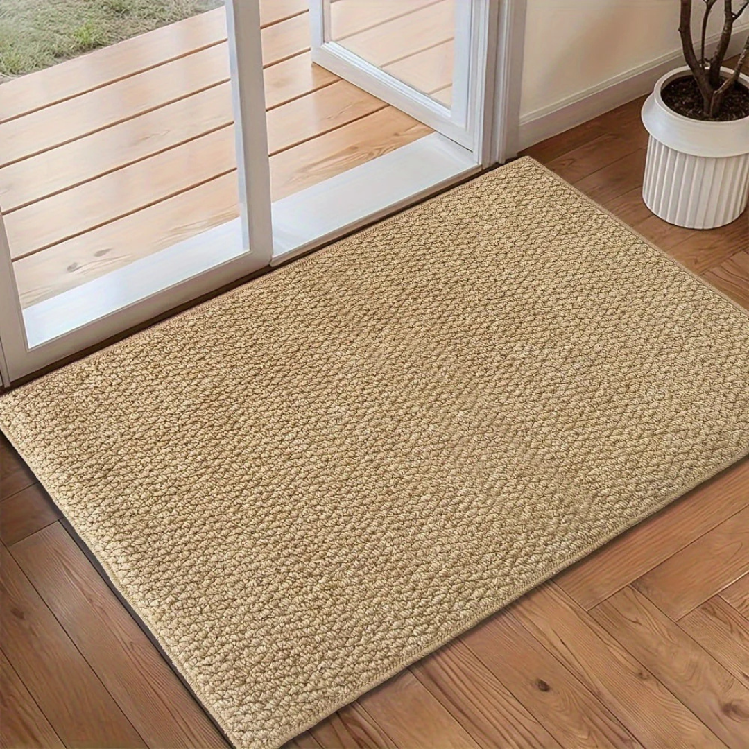 WEAVMIRA – Tapete de entrada texturado para uma elegância intemporal