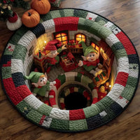 YULENORA – 3D Christmas Statement Rug for Magical Holiday Styling