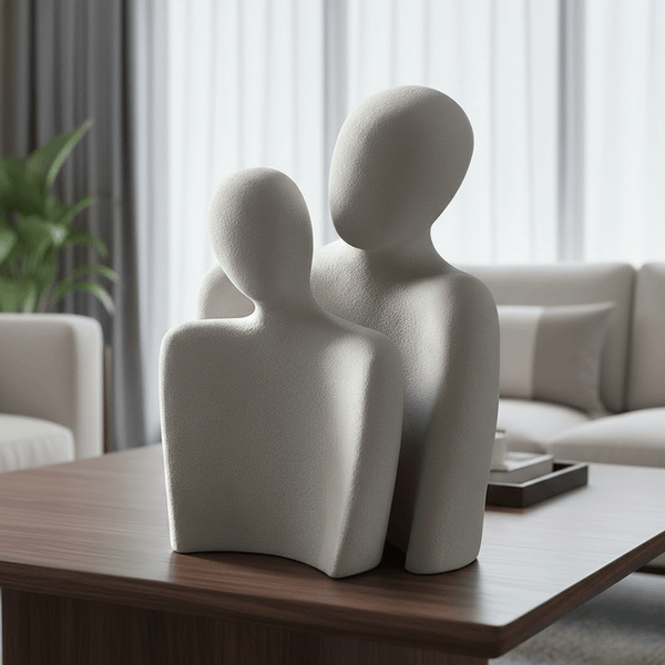 AMORINEXA – Skulpturen-Duo Unendliche Liebe für romantische Wohnraumdekoration
