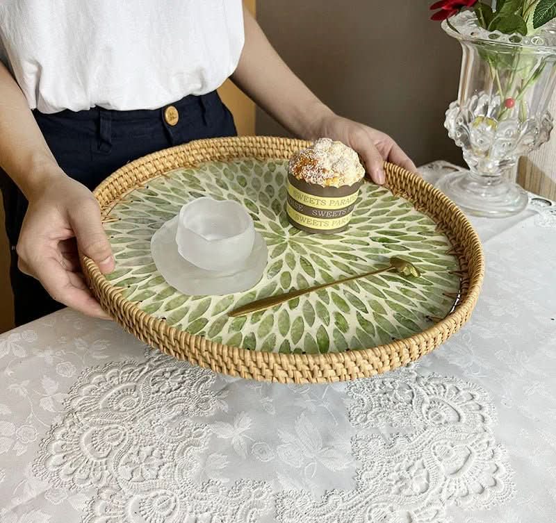 LOTAVENIXA – Lotus Leaf Fruit Tray for Elegant Tabletop Styling
