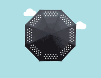 DRIZZELIA – Colour-Reveal Umbrella for Magical Rainy-Day Style