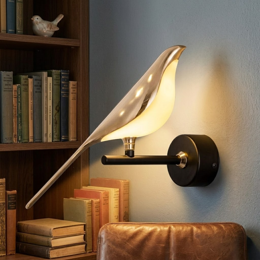 WINGORA – Lámpara de pared LED Magpie para una iluminación decorativa elegante