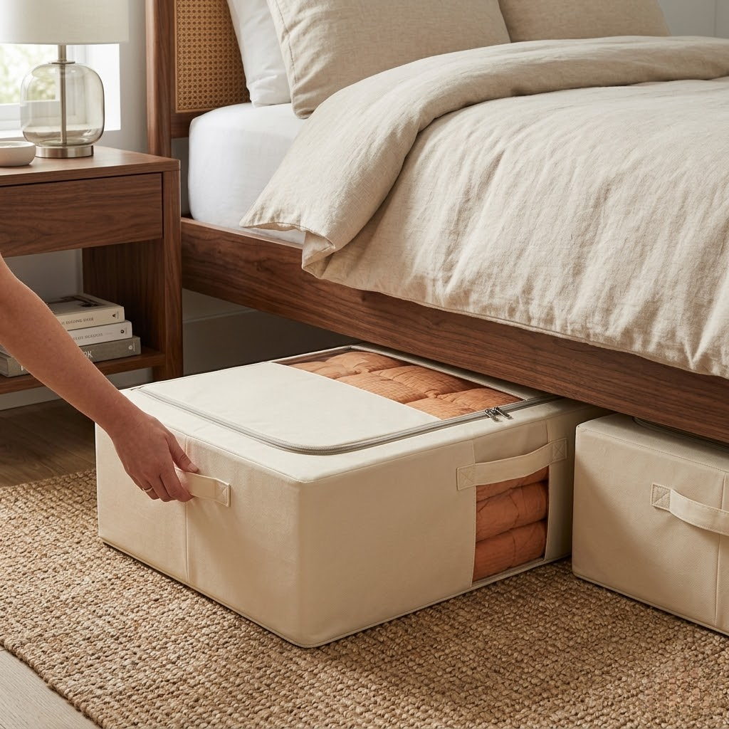 BEDTIDY – Organiseur de rangement sous le lit pour une chambre bien rangée