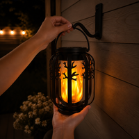 FLICKERIA – Lanterna solare sospesa con effetto fiamma tremolante
