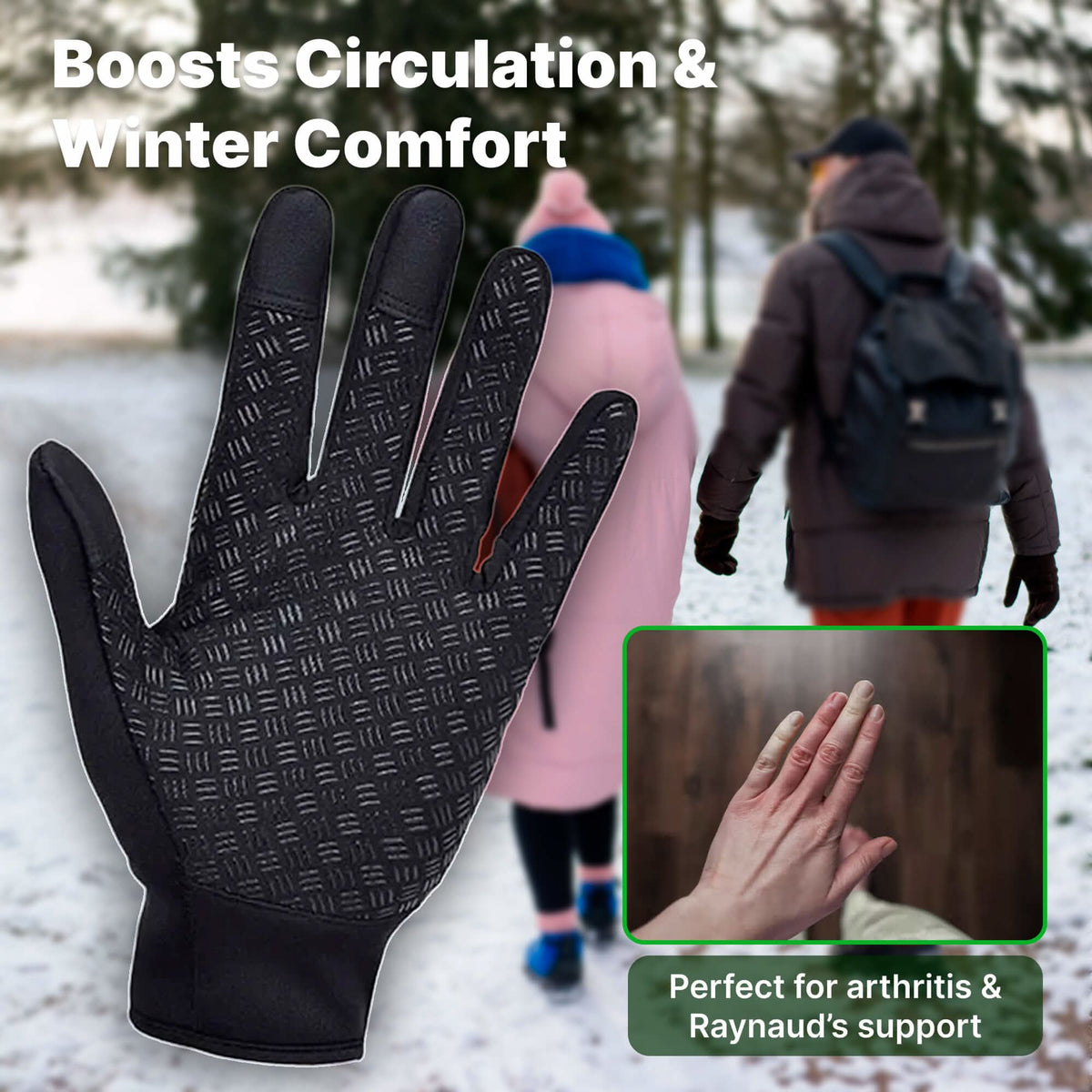COLDCLASP – Windproof Thermal Gloves for Reliable Everyday Grip