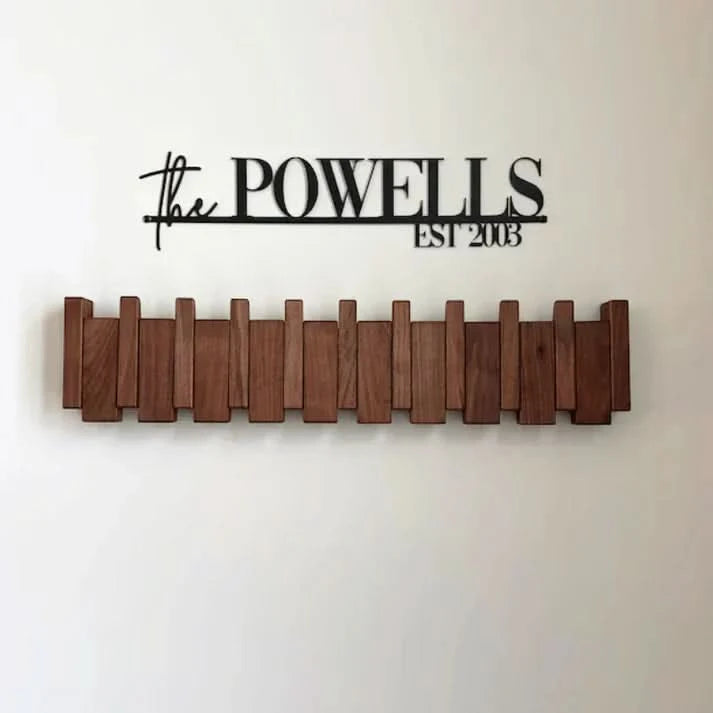 WOODHARM – Perchero de pared para piano de madera